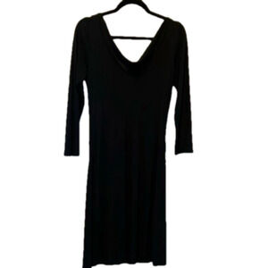 24. Club Monaco Black Cowl Neck LBD